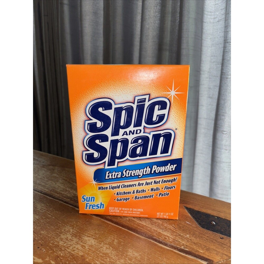 NEW Spic and Span Extra Strength Powder SUN FRESH 27 oz